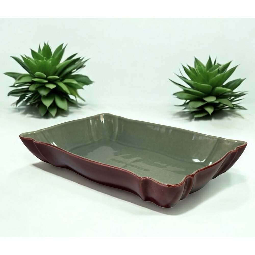 Beauceware Pottery Ceramic Planter 303 Underplate Saucer Dish Tray Canada 11"